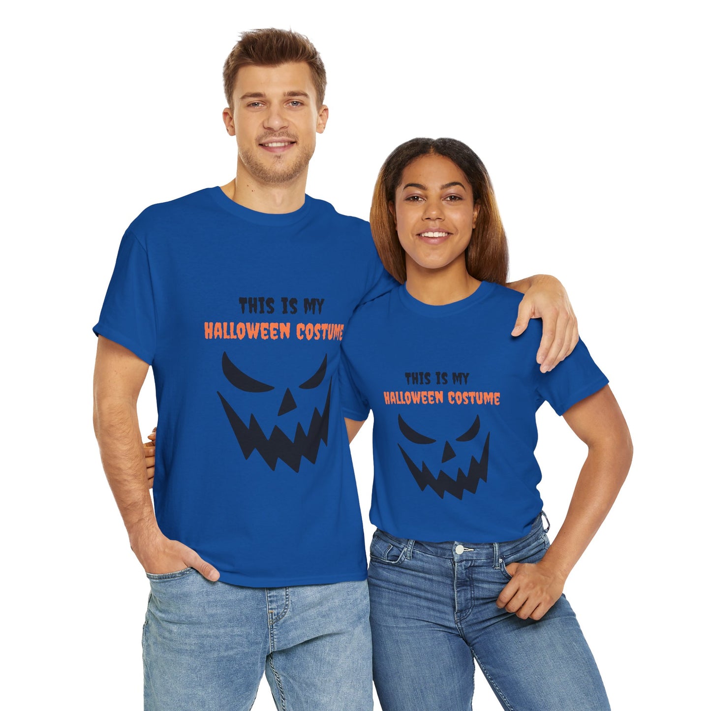 This is my Halloween Costume-Unisex Heavy Cotton Tee