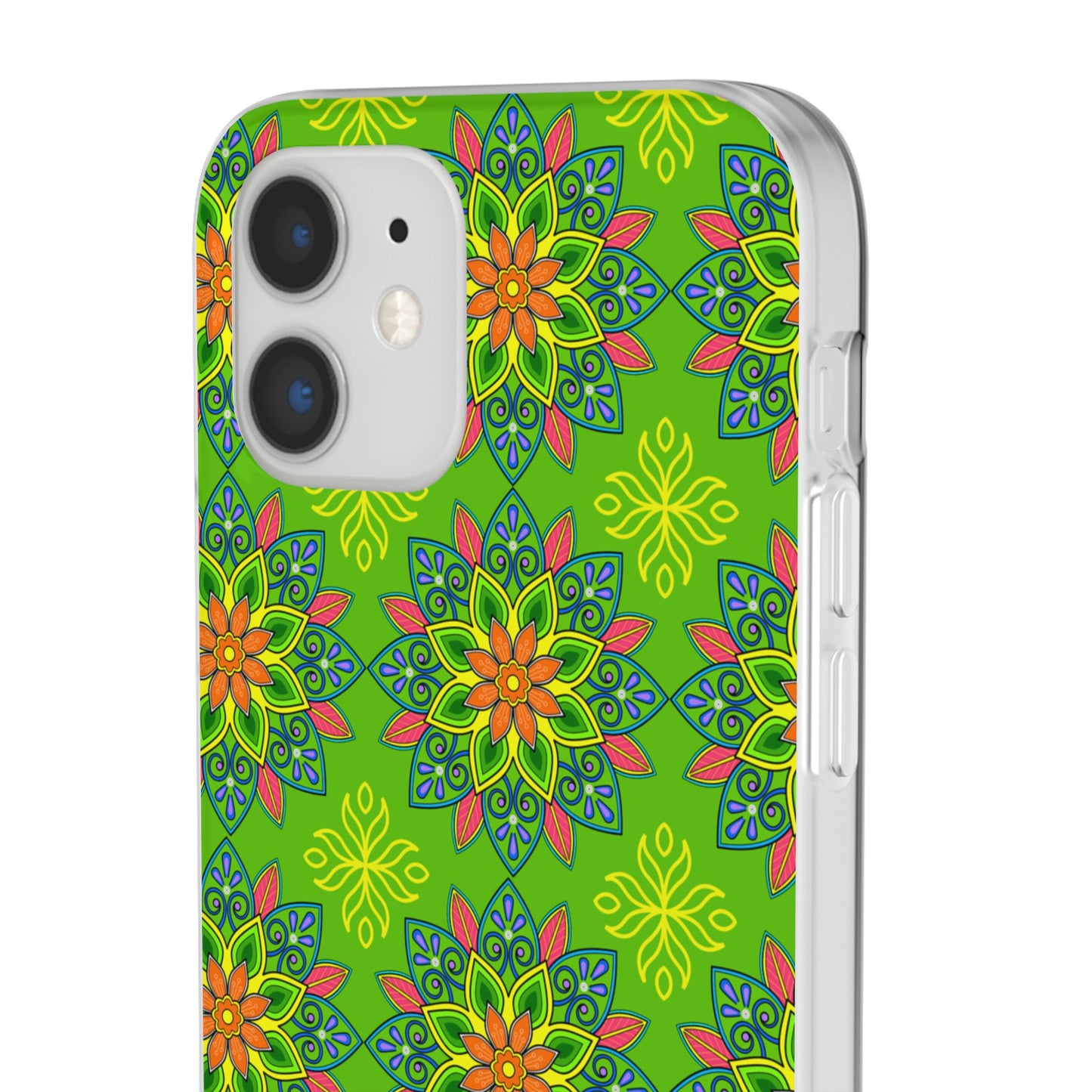 Flexible Phone Cases - Colorful Floral, Vibrant Phone Case, Artistic Phone Skin, Nature Inspired Accessories