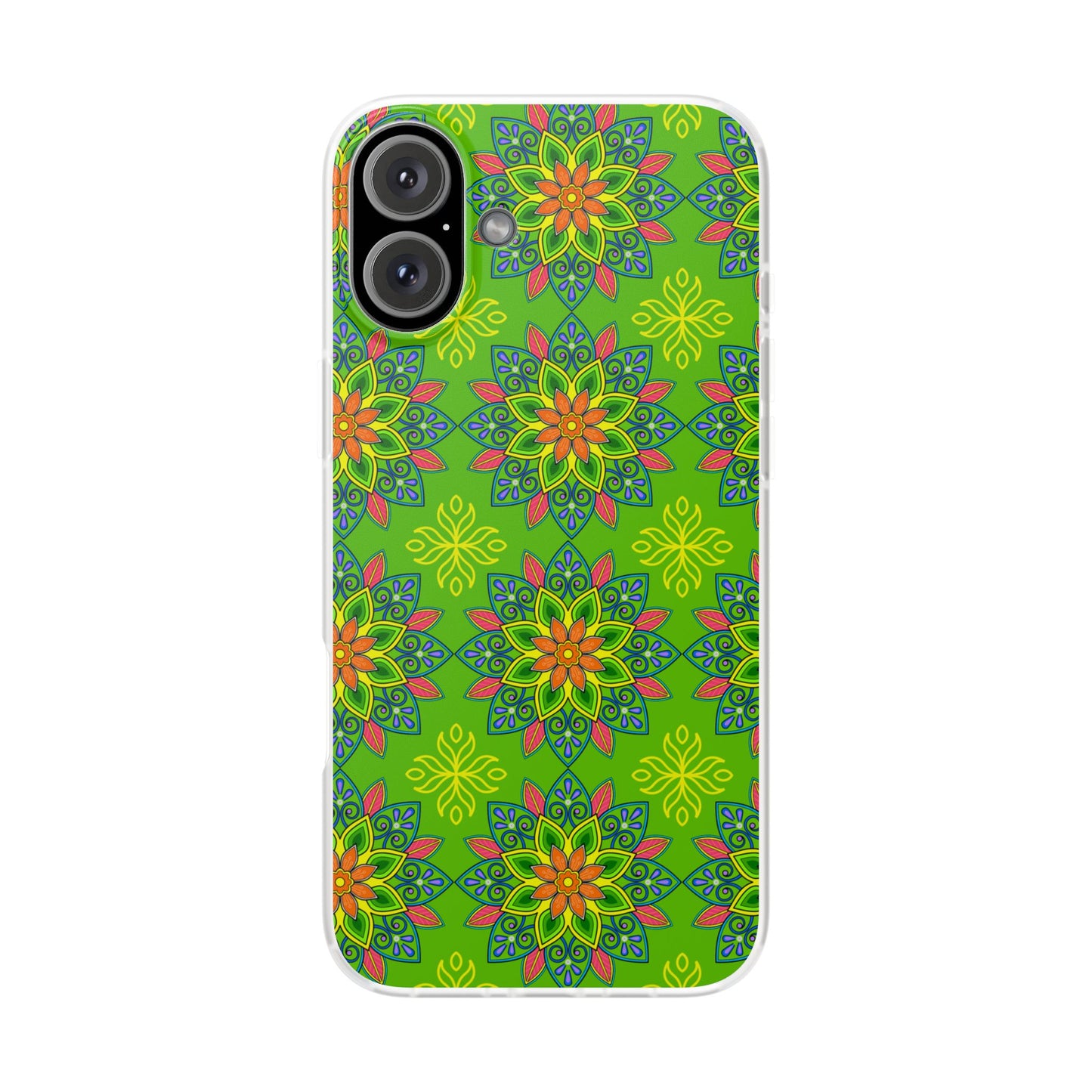 Flexible Phone Cases - Colorful Floral, Vibrant Phone Case, Artistic Phone Skin, Nature Inspired Accessories
