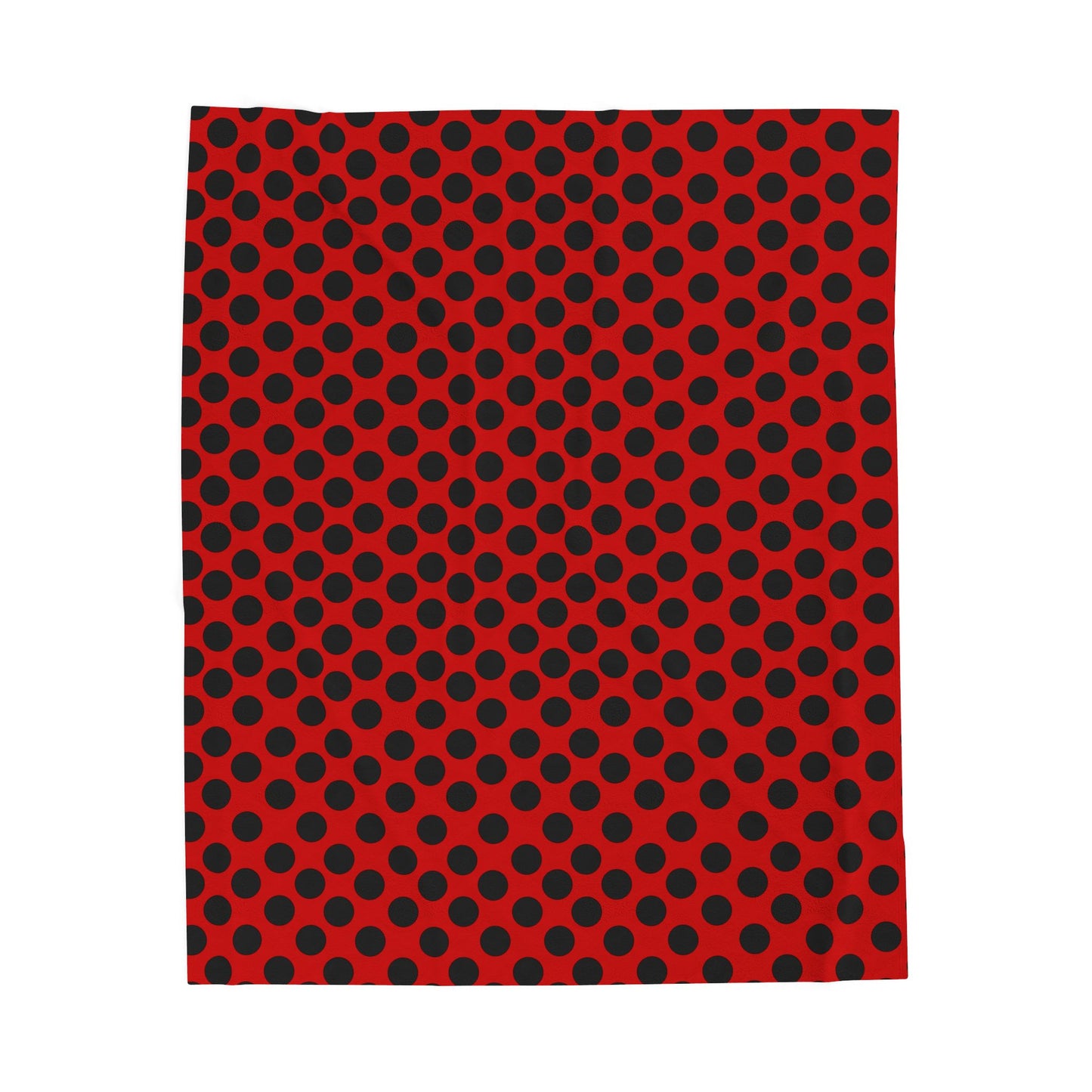 Lady Bug Velveteen Plush Blanket