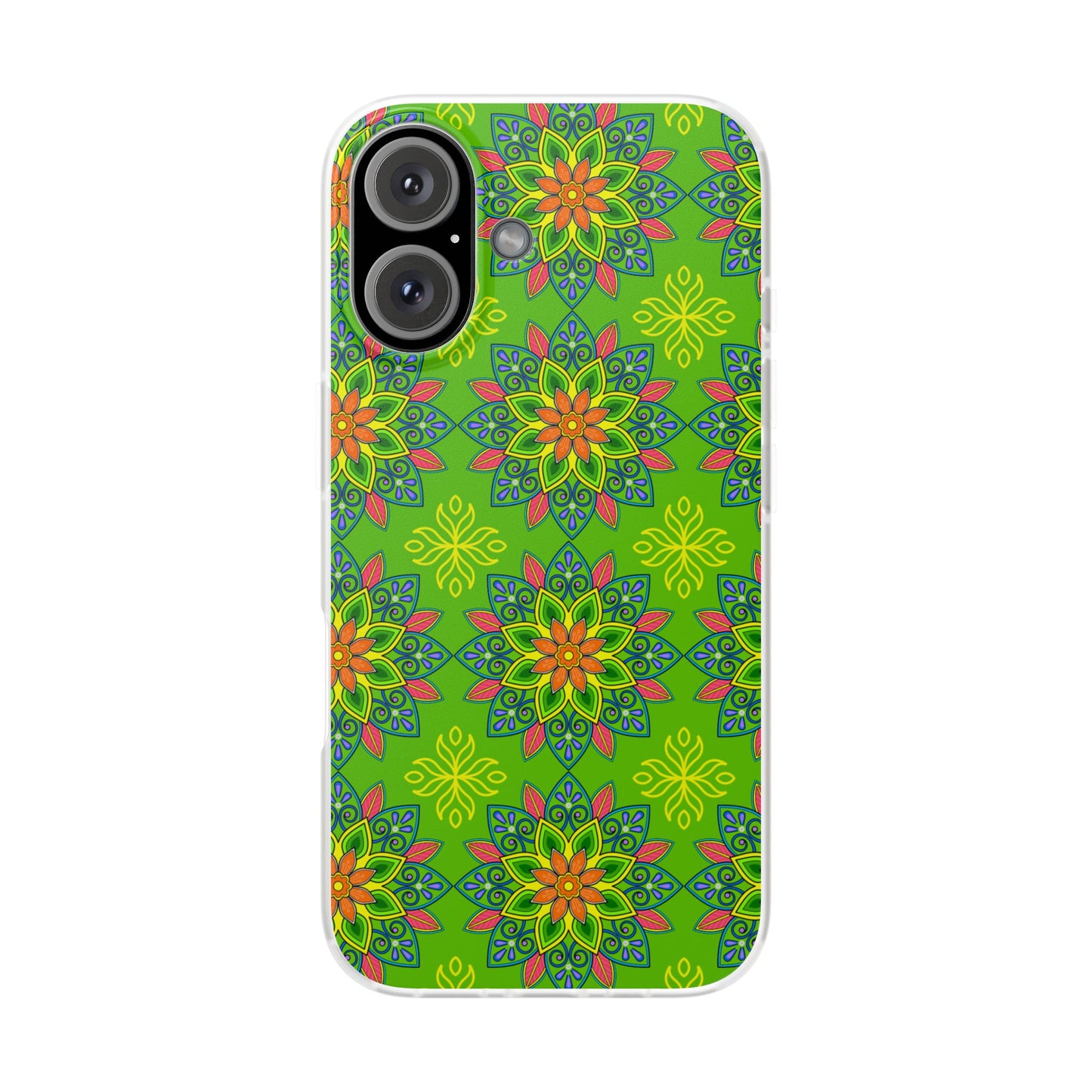 Flexible Phone Cases - Colorful Floral, Vibrant Phone Case, Artistic Phone Skin, Nature Inspired Accessories