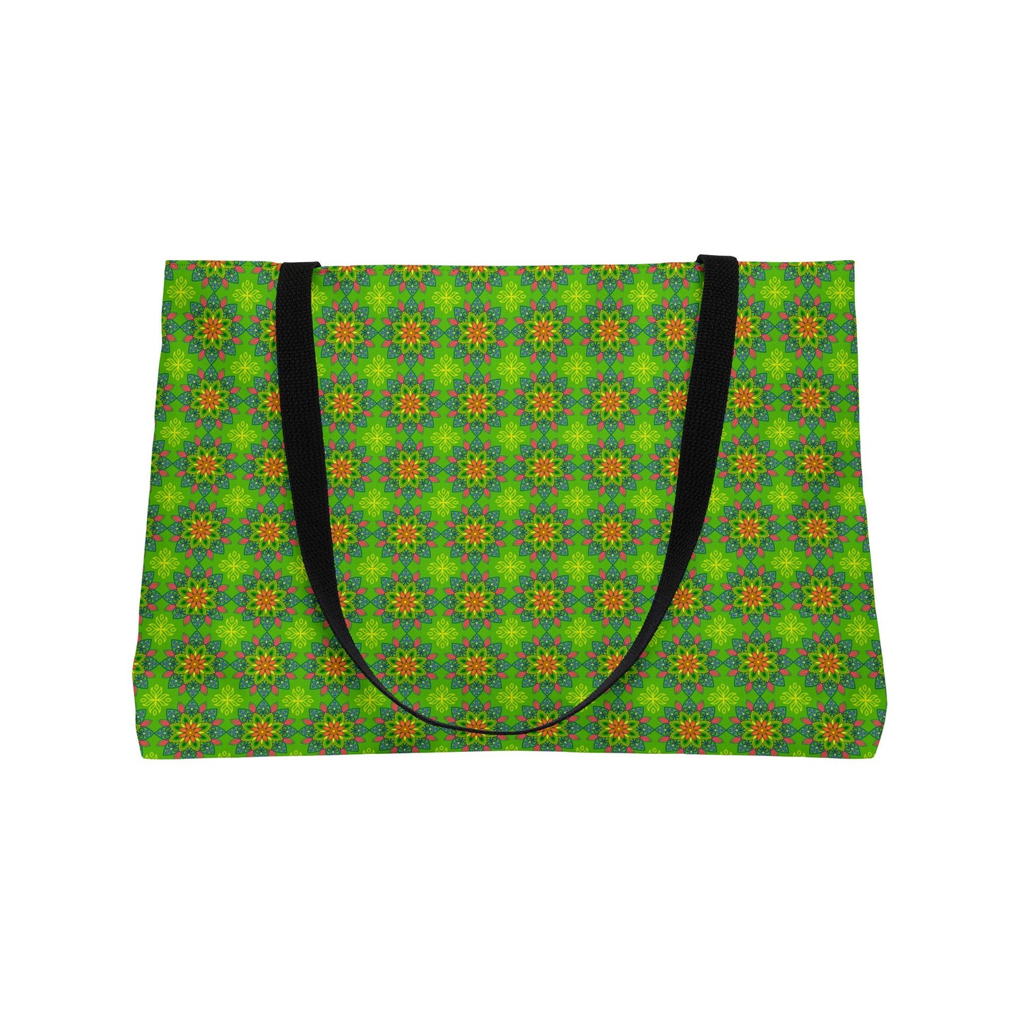 Vibrant Floral Weekender Tote Bag, Travel Bag, Beach Tote, Shopping Bag, Weekend Getaway Essentials, Fun Summer Accessory
