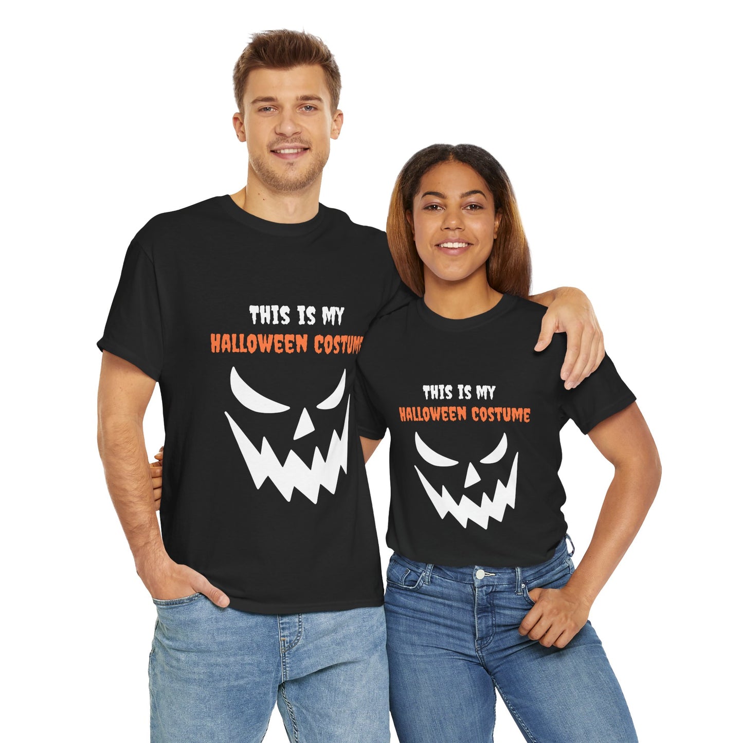 This is my Halloween Costume-Unisex Heavy Cotton Tee