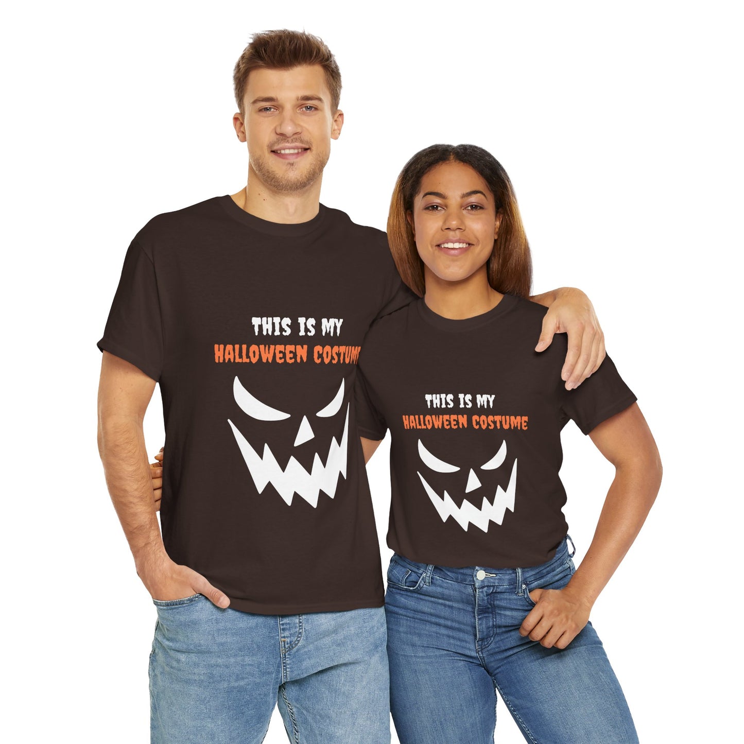 This is my Halloween Costume-Unisex Heavy Cotton Tee