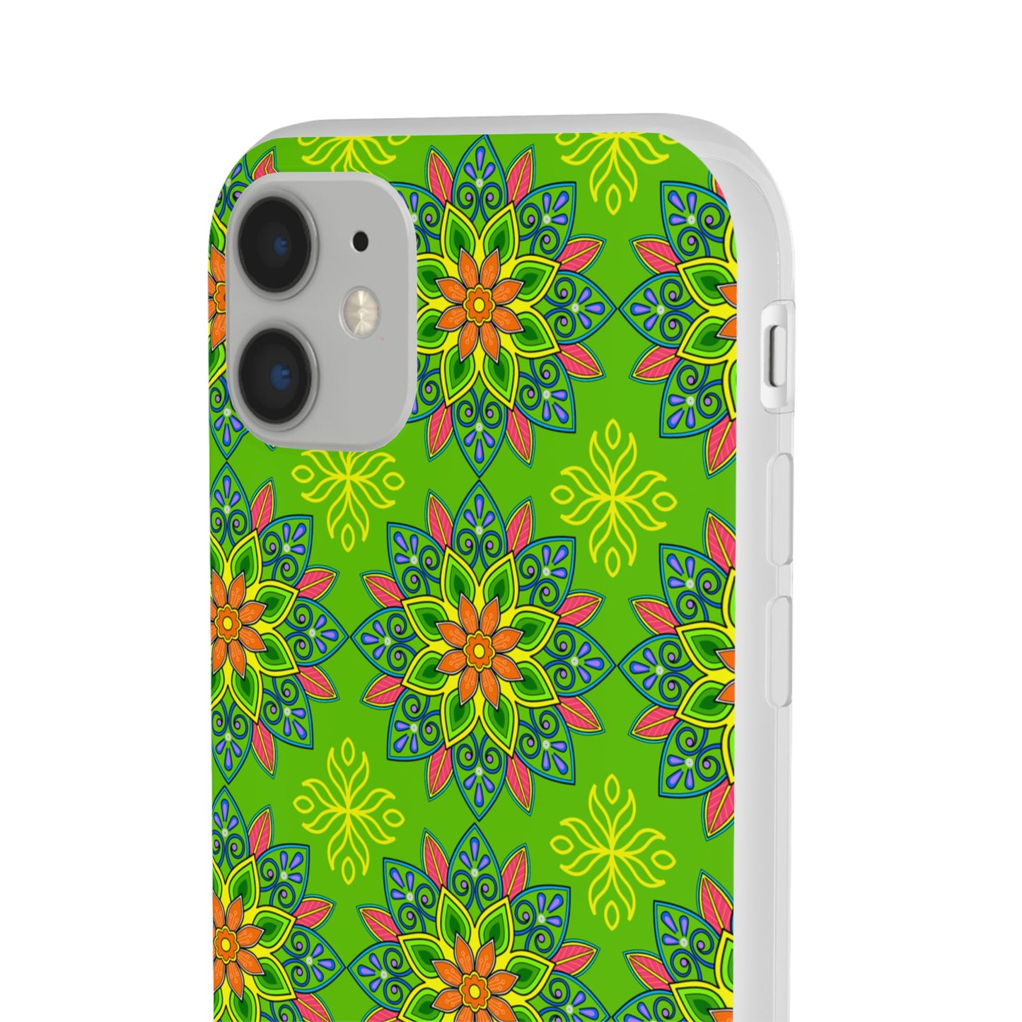 Flexible Phone Cases - Colorful Floral, Vibrant Phone Case, Artistic Phone Skin, Nature Inspired Accessories