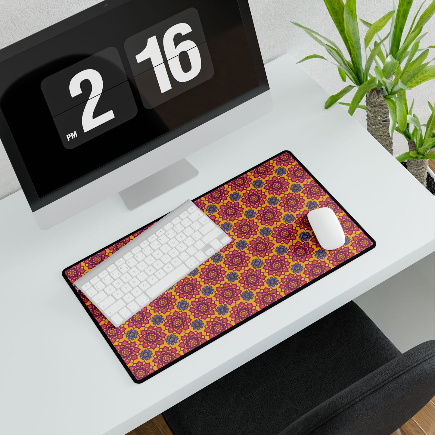 Vibrant Desk Mats for Home Office, Stylish Large Mouse Pad, Bohemian Desk Decor, Gifts for Professionals, Unique Workstation Accessories