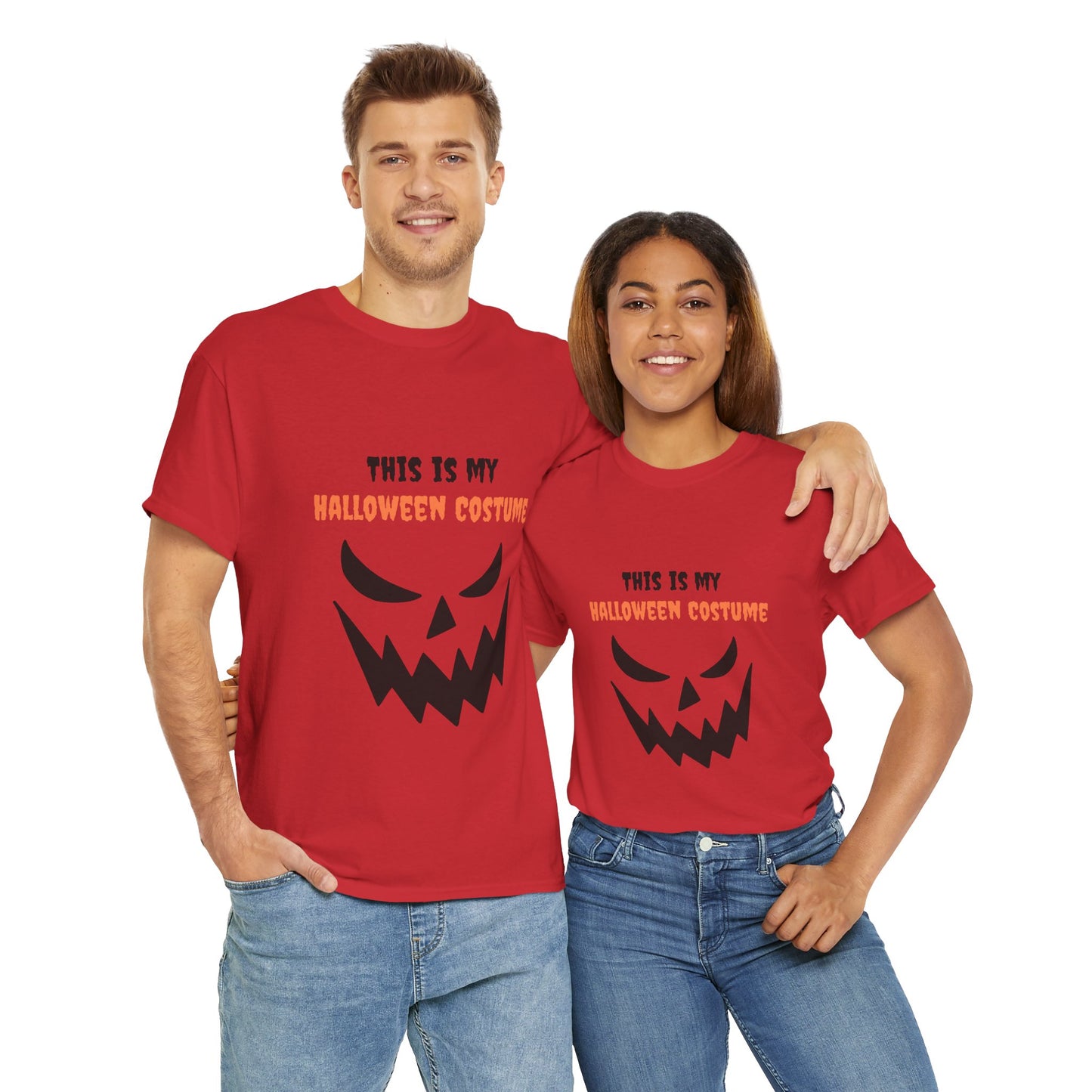 This is my Halloween Costume-Unisex Heavy Cotton Tee