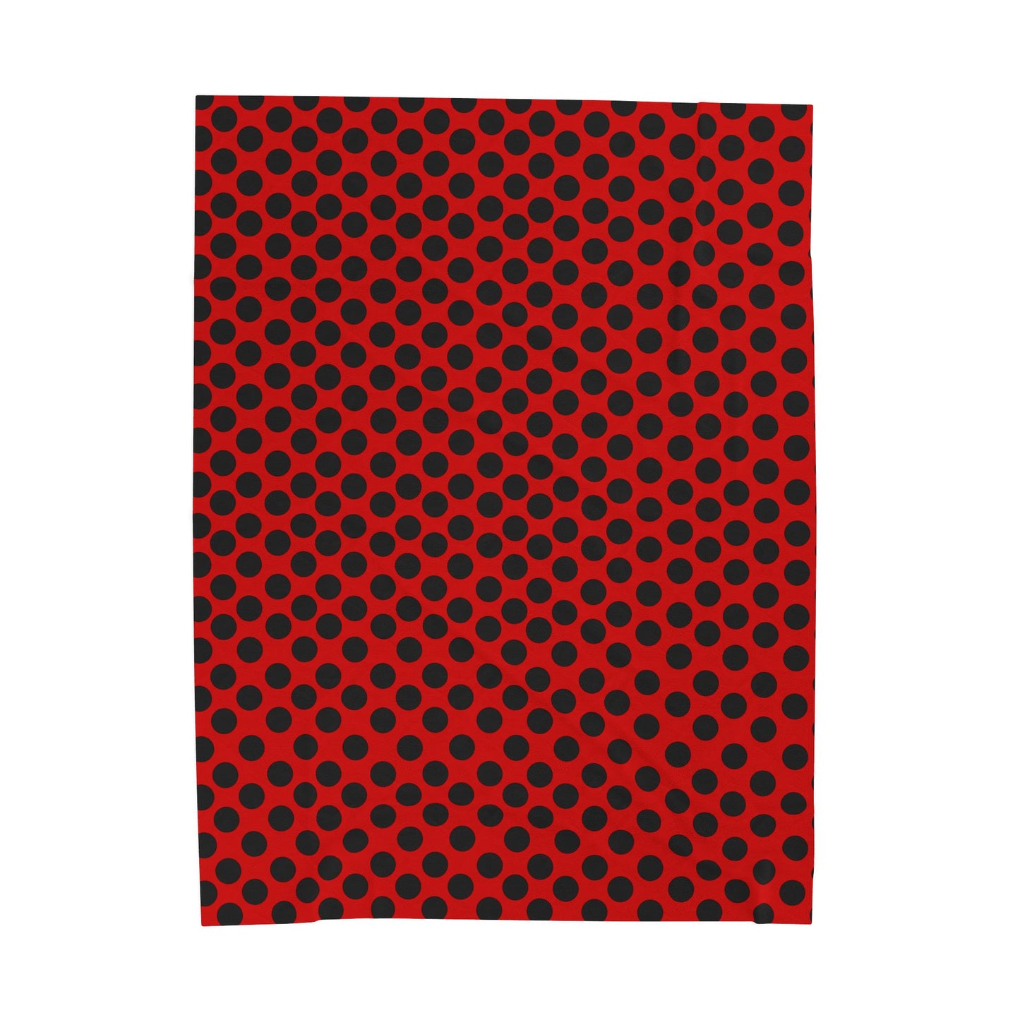 Lady Bug Velveteen Plush Blanket